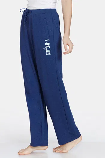 Buy Zivame Longue Knit Pyjama - Medieval Blue
